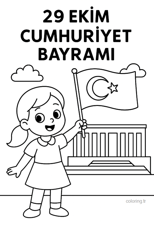 29 Ekim Boyama Sayfaları
