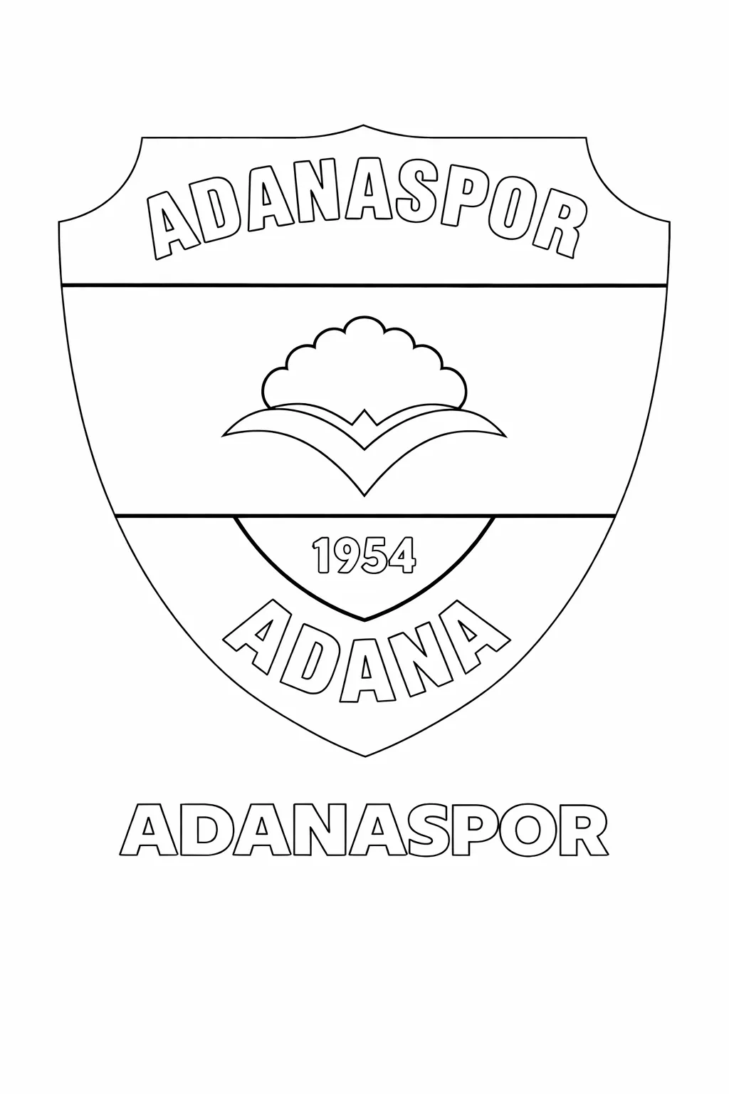 Adanaspor Logo Boyama Sayfası