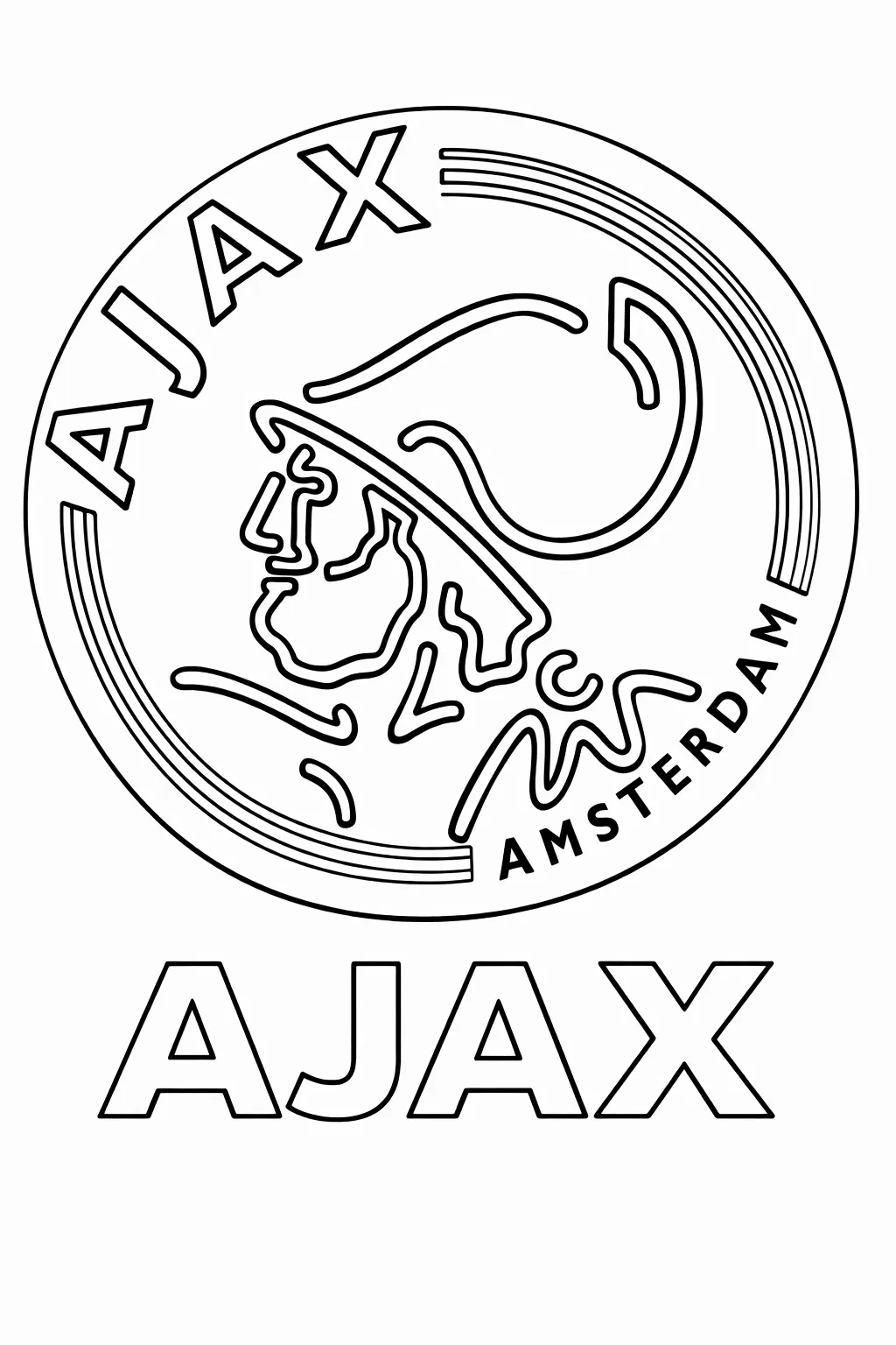 Ajax Logo Boyama Sayfası