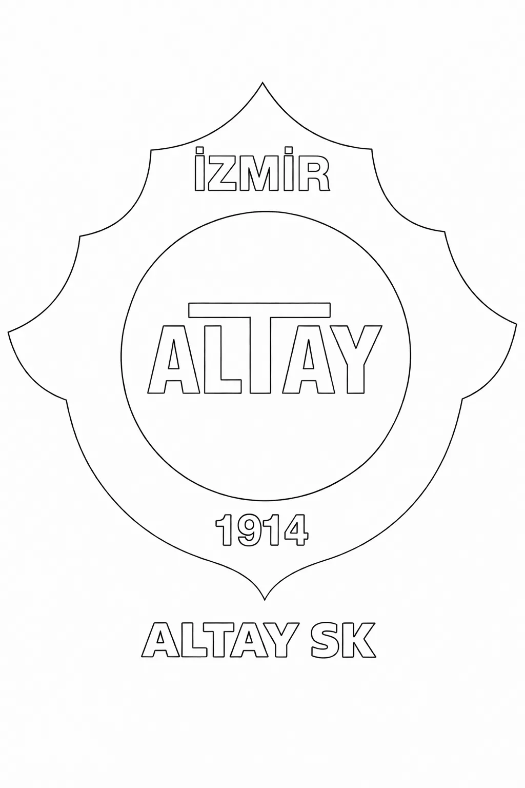 Altay Logo Boyama Sayfası