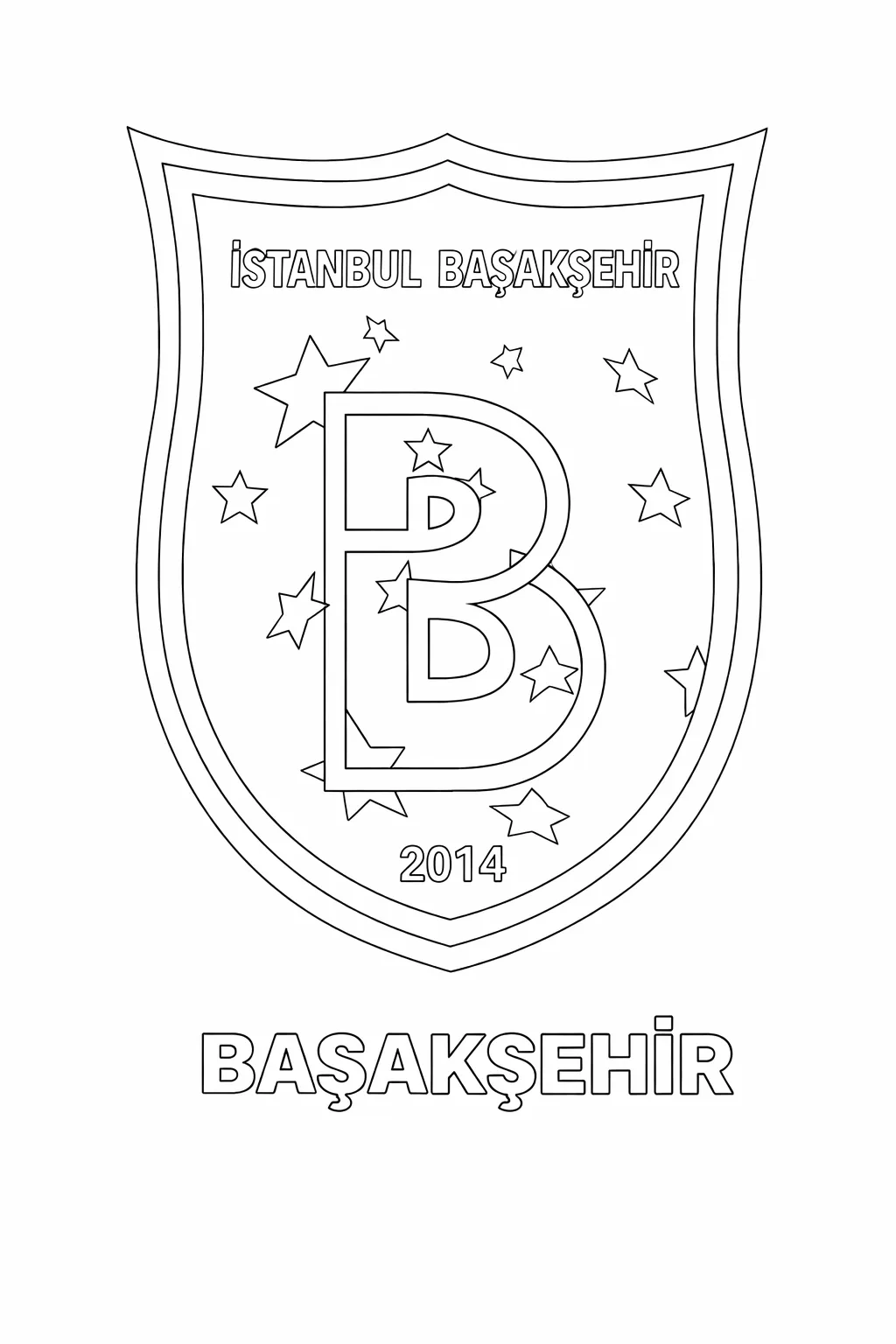Başakşehir Logo Boyama Sayfası