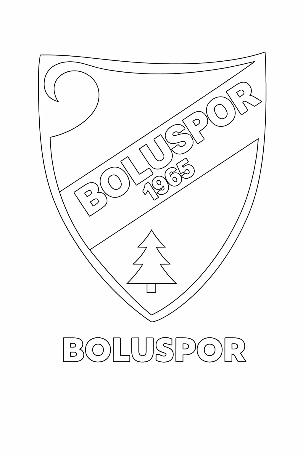 Boluspor Logo Boyama Sayfası