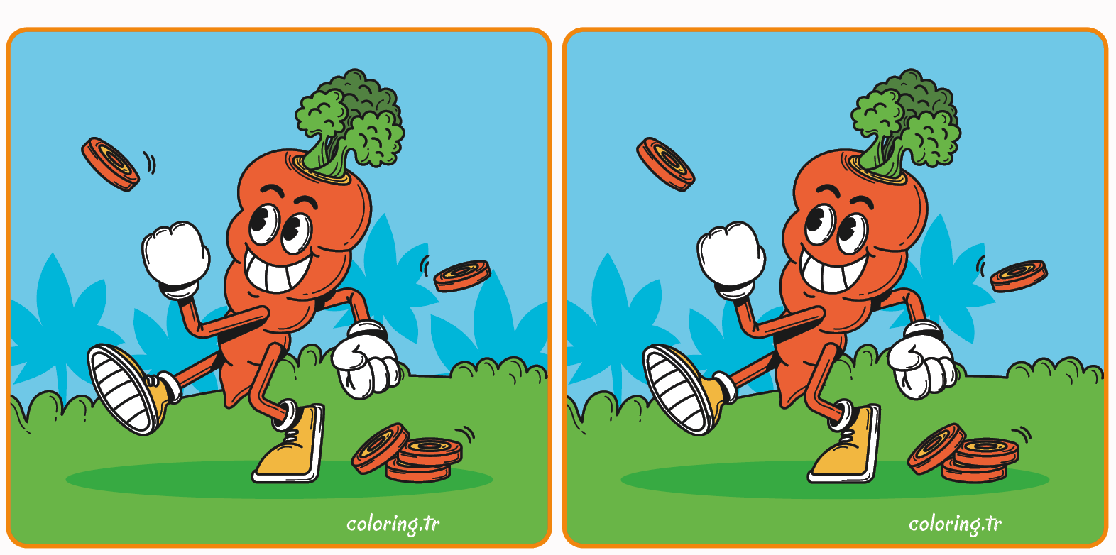 2 Resim Arasındaki Farkları Bul - Dikkat Testi