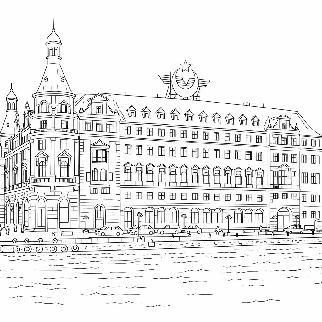 Haydarpaşa Tren Garı Boyama Sayfası
