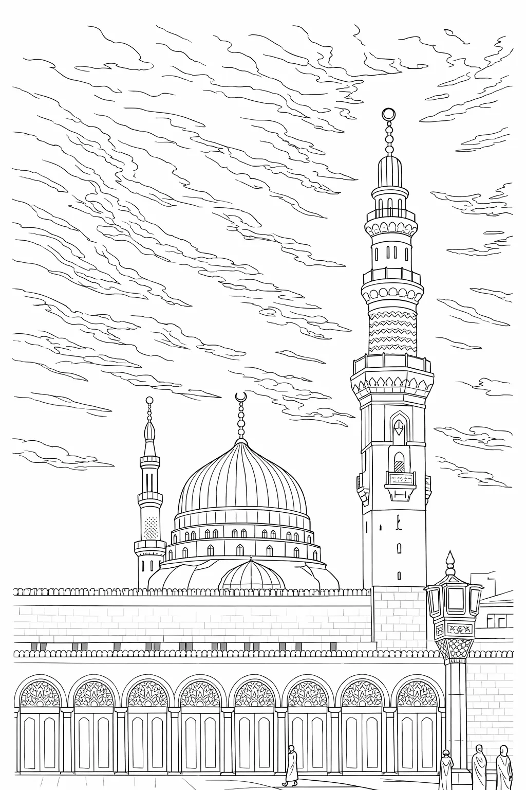 Mescid-i Nebi Dini Boyama Sayfası