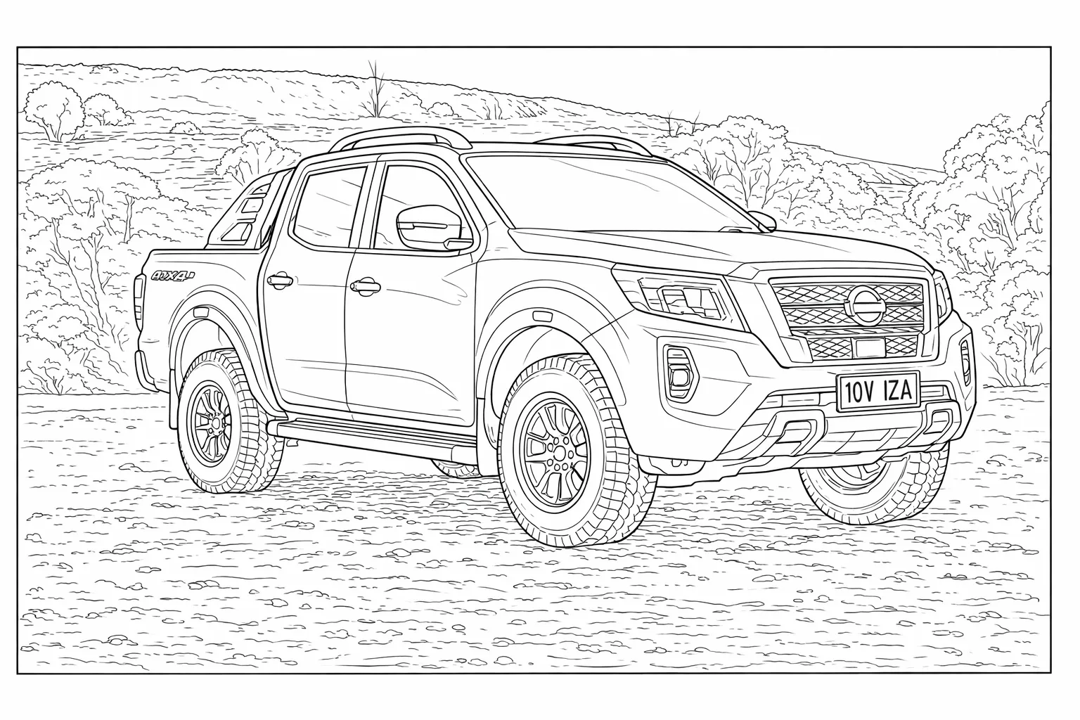 Nissan Navara Boyama Sayfası