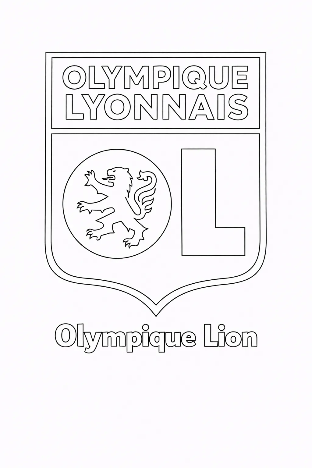Olimpik Lyon Boyama Sayfası