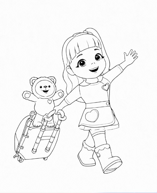 Yazdırılabilir Gökkuşağı Ruby Sayfası - Printable Rainbow Ruby Page - صفحة رينبو روبي للطباعة