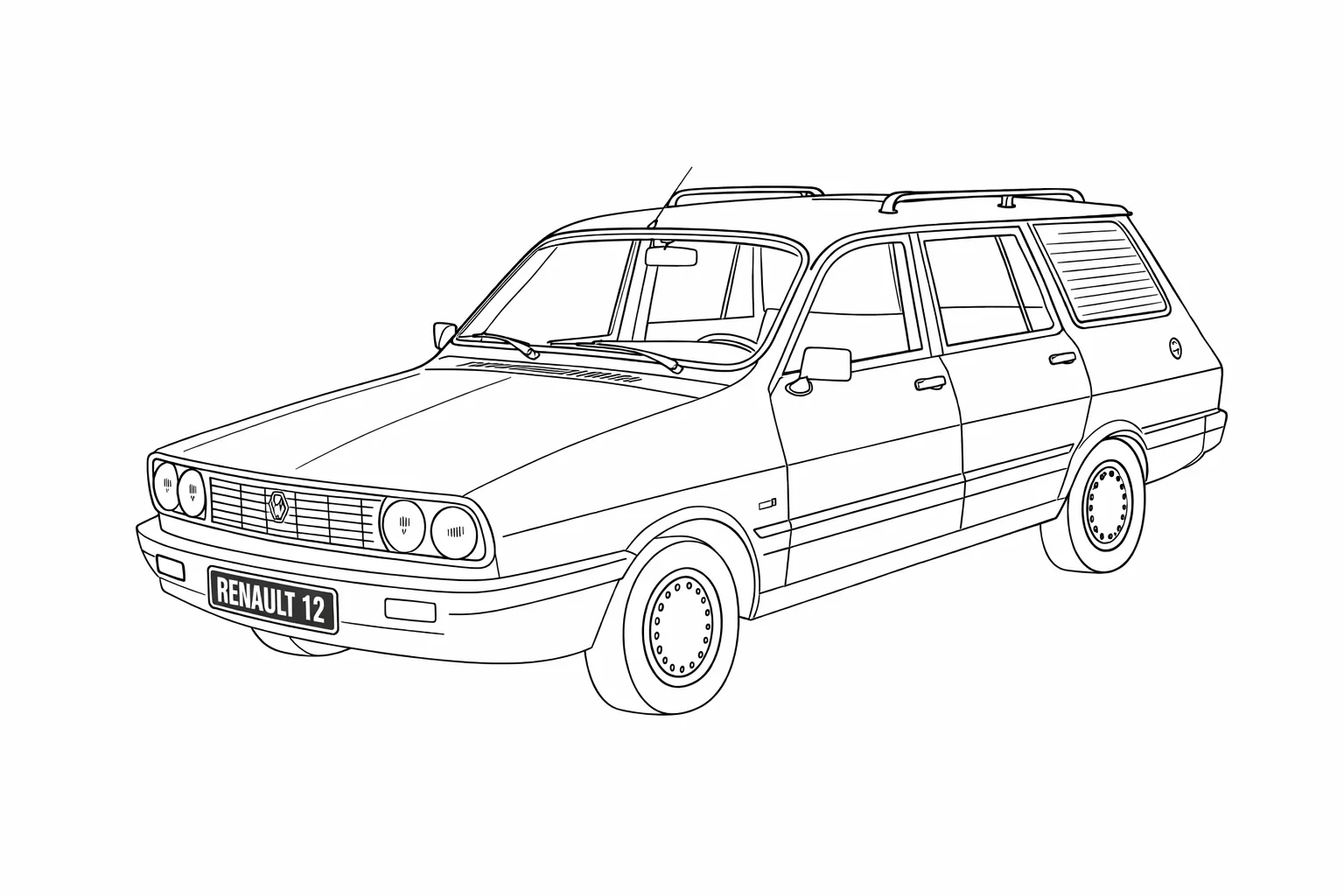 Renault 12 Toros Boyama Sayfası