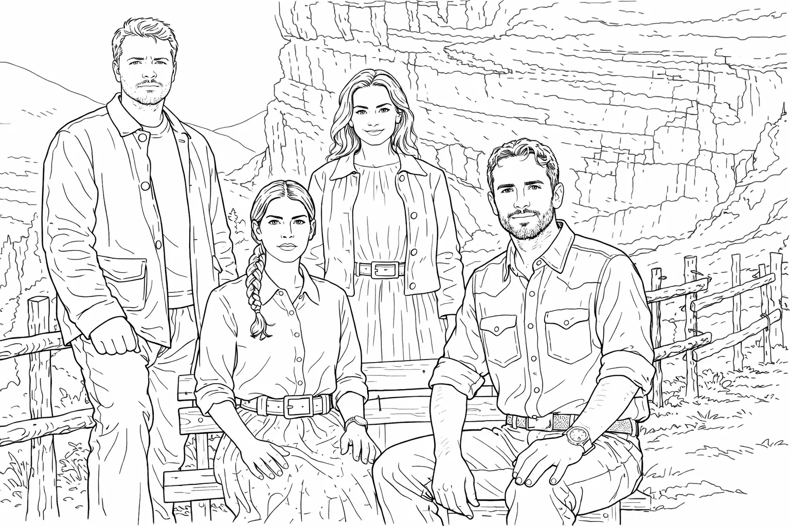 Taşacak Bu Deniz Oruç ve Eleni Boyama Sayfası