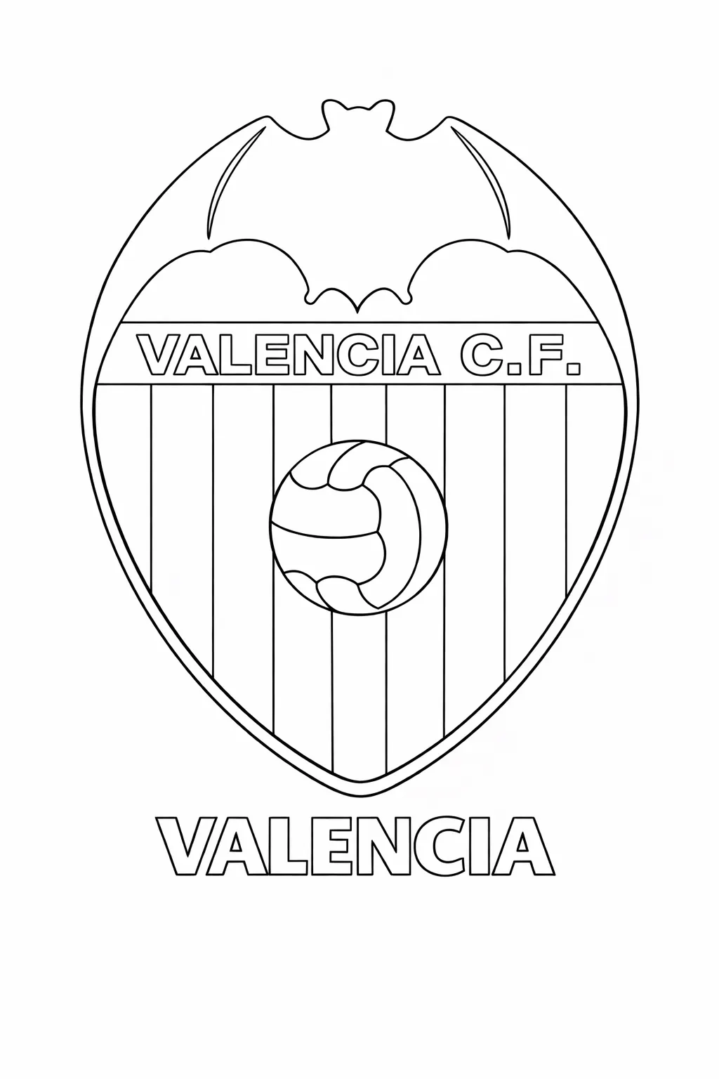 Valencia Logo Boyama Sayfası